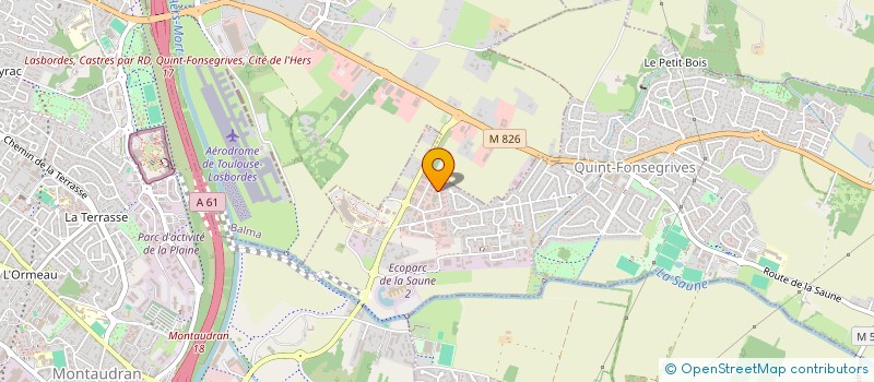 localisation de l'entreprise HOLDING CAPITADA  QUINT-FONSEGRIVES