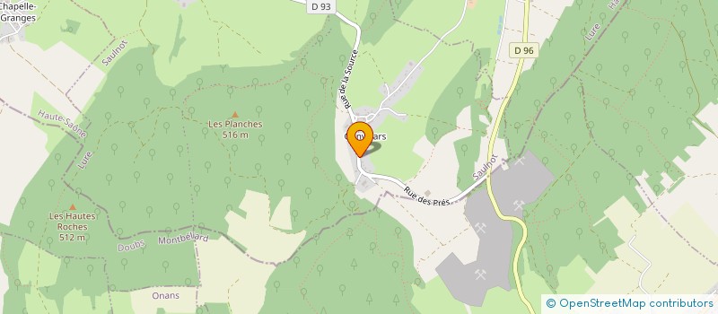 localisation de l'entreprise HOLDING CAPITAINE  SAULNOT