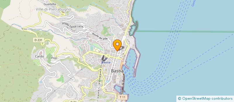localisation de l'entreprise HOLDING CAPITOLE à BASTIA