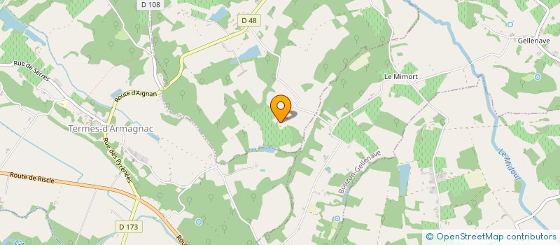 localisation de l'entreprise HOLDING CAPJ  FUSTEROUAU