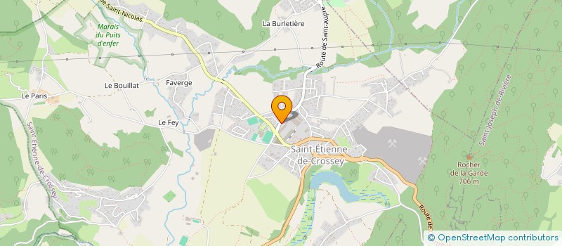 localisation de l'entreprise HOLDING CARBONERO ROUSSEL  SAINT-ETIENNE-DE-CROSSEY