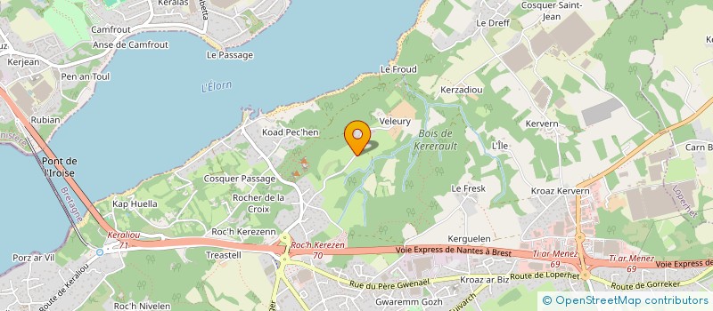 localisation de l'entreprise HOLDING CARCOPINO INVESTISSEMENTS  PLOUGASTEL-DAOULAS