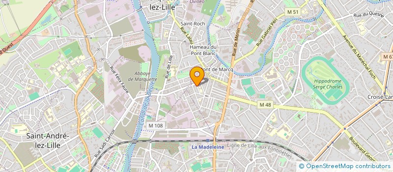 localisation de l'entreprise HOLDING CARDA PRABEL à MARCQ-EN-BARŒUL