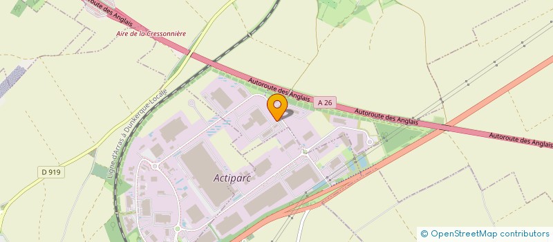 localisation de l'entreprise HOLDING CARDO  BAILLEUL-SIR-BERTHOULT