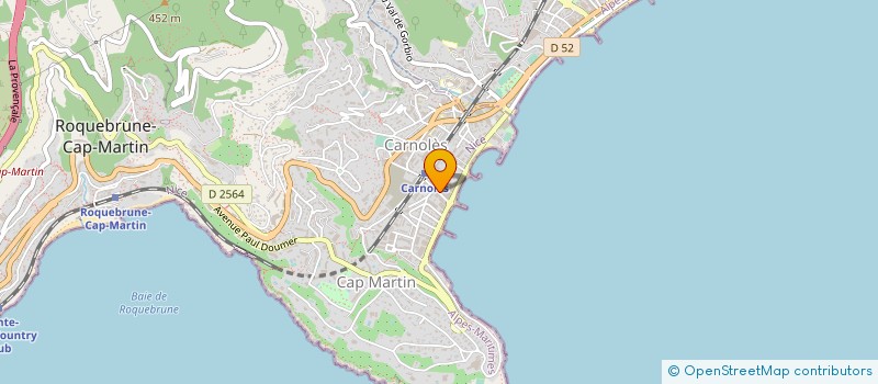 localisation de l'entreprise HOLDING CARLOS à ROQUEBRUNE-CAP-MARTIN