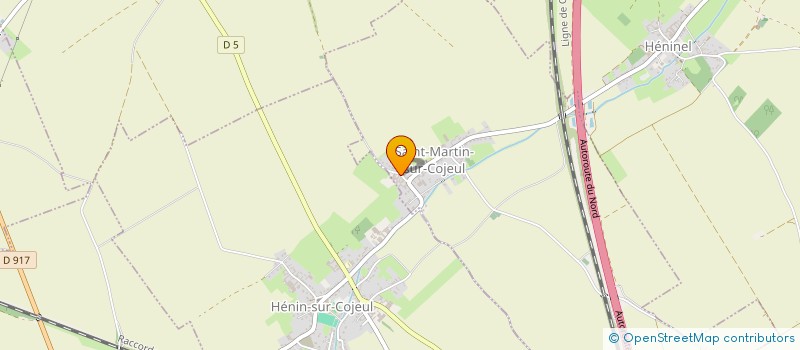 localisation de l'entreprise HOLDING CARNAT  SAINT-MARTIN-SUR-COJEUL