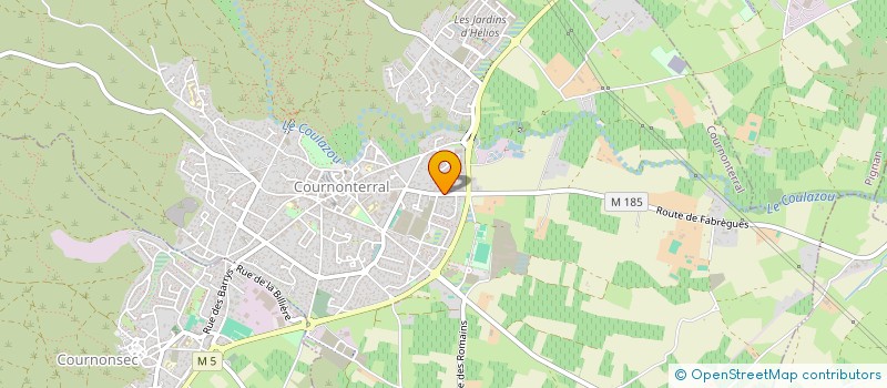 localisation de l'entreprise HOLDING CARO à COURNONTERRAL