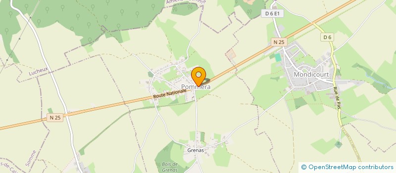 localisation de l'entreprise HOLDING CARON  WARLINCOURT-LES-PAS