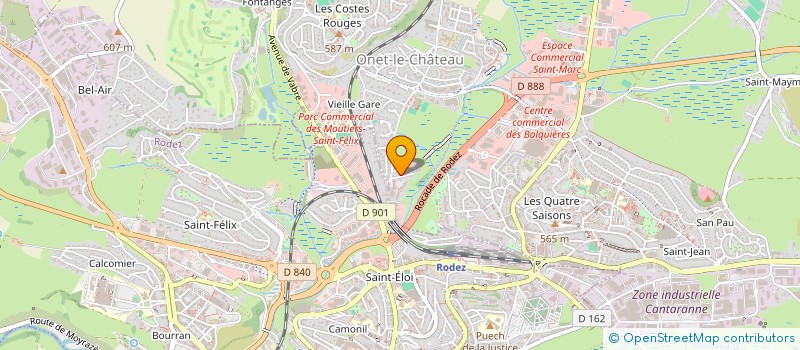 localisation de l'entreprise HOLDING CARPENTER CAPITALS  ONET-LE-CHATEAU