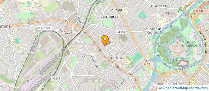 localisation de l'entreprise HOLDING CARREZ à LAMBERSART