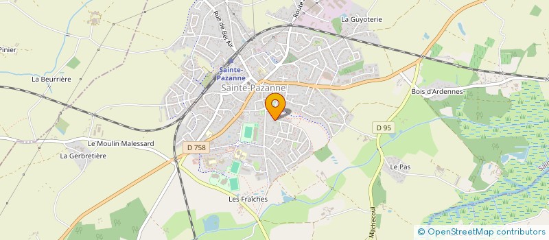 localisation de l'entreprise HOLDING CASTEL AND CO à SAINTE-PAZANNE
