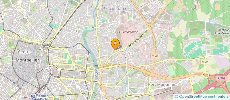 localisation de l'entreprise HOLDING CATHY  MONTPELLIER