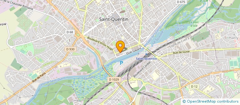 localisation de l'entreprise HOLDING CATRY à SAINT-QUENTIN