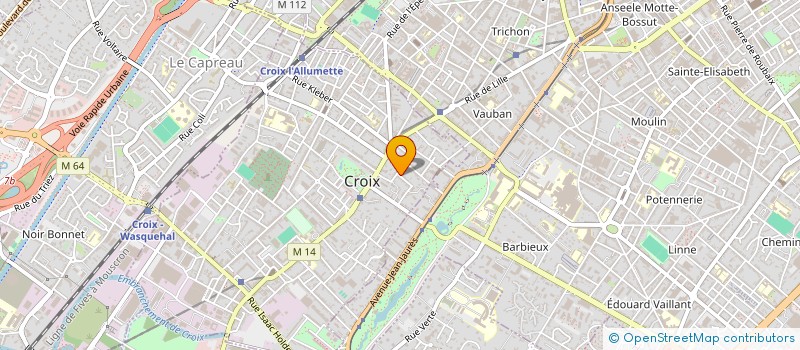 localisation de l'entreprise HOLDING CATSINE  CROIX