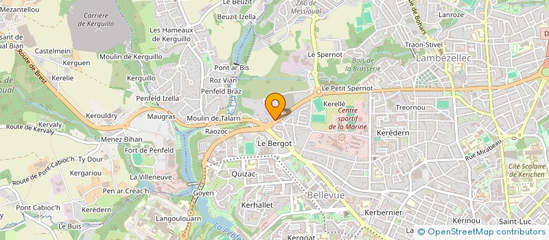 localisation de l'entreprise HOLDING CAUGANT à BREST