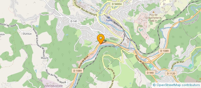 localisation de l'entreprise HOLDING CAUSSADE PIECES AUTO  TULLE