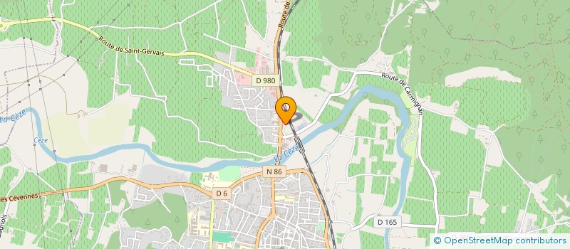 localisation de l'entreprise HOLDING CAVALLIER  BAGNOLS-SUR-CEZE