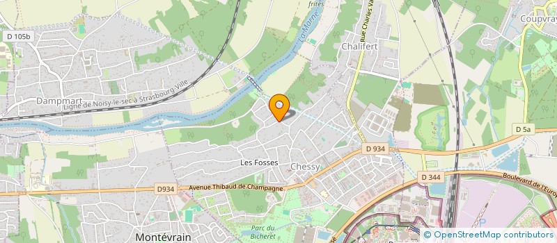 localisation de l'entreprise HOLDING CBOUYE  CHESSY