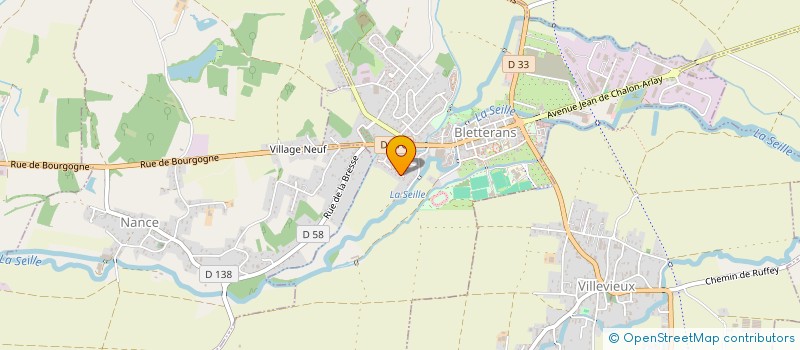 localisation de l'entreprise HOLDING CC  BLETTERANS