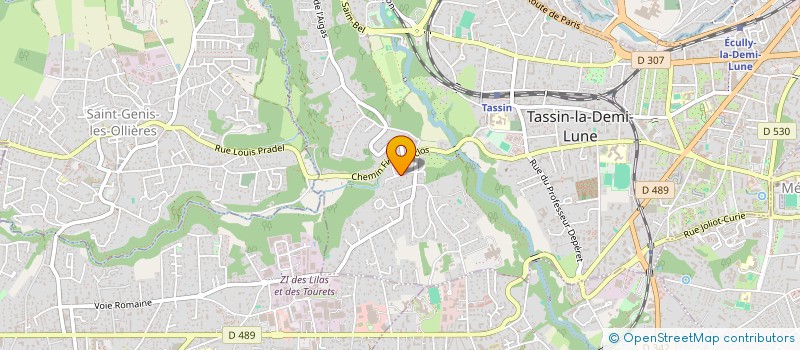 localisation de l'entreprise HOLDING CC  TASSIN-LA-DEMI-LUNE