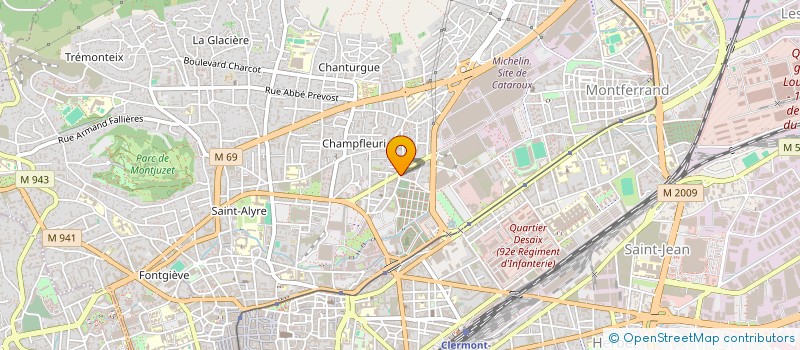 localisation de l'entreprise HOLDING CCM  CLERMONT-FERRAND