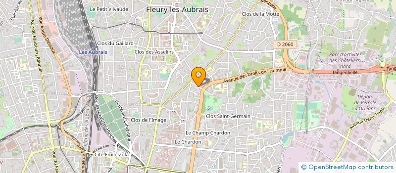 localisation de l'entreprise HOLDING CCP à ORLEANS