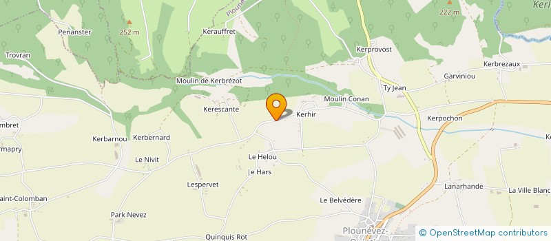 localisation de l'entreprise HOLDING CCSC  PLOUNEVEZ QUINTIN