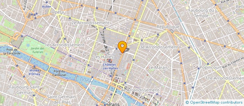 localisation de l'entreprise HOLDING CDG  PARIS
