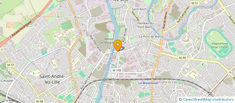 localisation de l'entreprise HOLDING CDM CONSULT  MARQUETTE-LEZ-LILLE