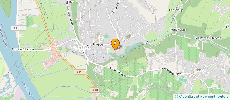 localisation de l'entreprise HOLDING CDP  LATRESNE