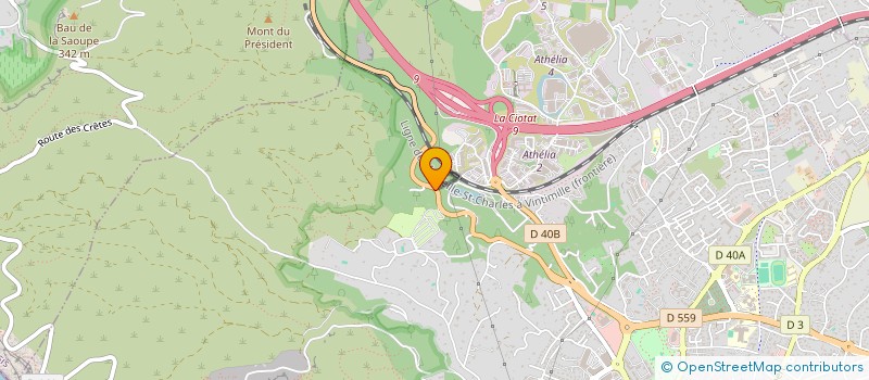 localisation de l'entreprise HOLDING CECILE B  LA CIOTAT