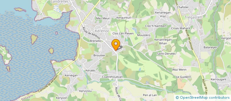 localisation de l'entreprise HOLDING CECIRE  PLEUMEUR-BODOU