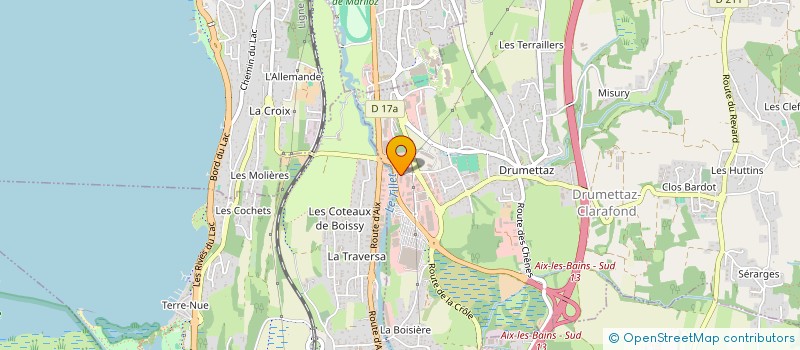 localisation de l'entreprise HOLDING CEDRIC PACHE & CO  DRUMETTAZ-CLARAFOND