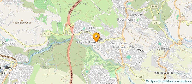 localisation de l'entreprise HOLDING CEDRIC VALLON  SAINT-PAUL