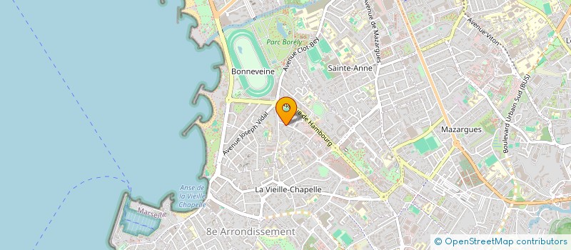 localisation de l'entreprise HOLDING CELINE ET YANN GLARD  MARSEILLE