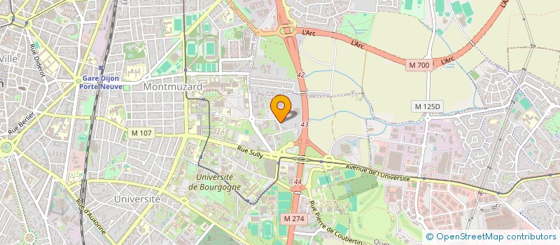 localisation de l'entreprise HOLDING CEN  DIJON