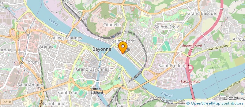 localisation de l'entreprise HOLDING CEPIA à BAYONNE