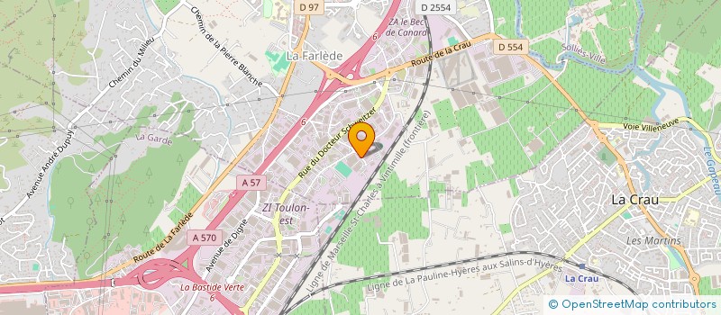 localisation de l'entreprise HOLDING CERRUTI  LA FARLEDE