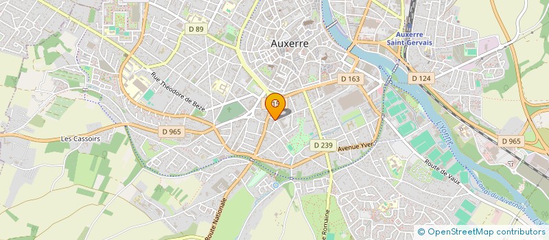 localisation de l'entreprise HOLDING CESEV à AUXERRE