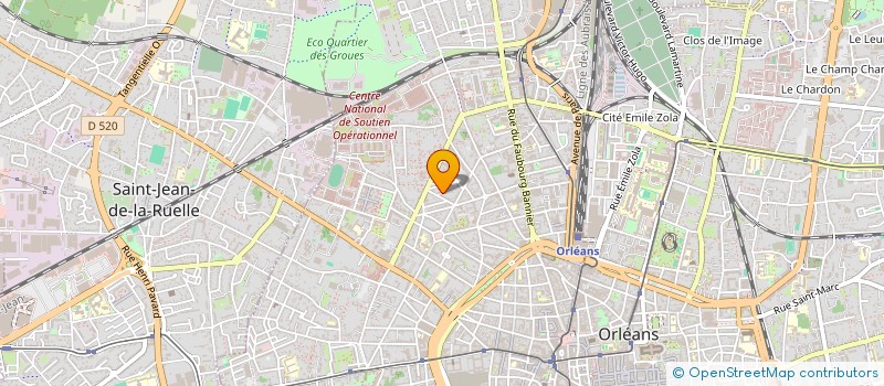localisation de l'entreprise HOLDING CF à ORLEANS
