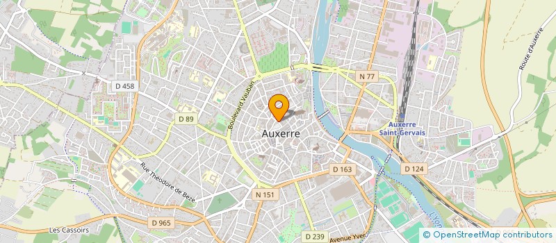 localisation de l'entreprise HOLDING CG à AUXERRE