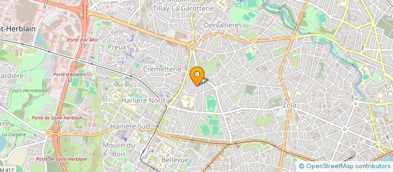 localisation de l'entreprise HOLDING CG à NANTES