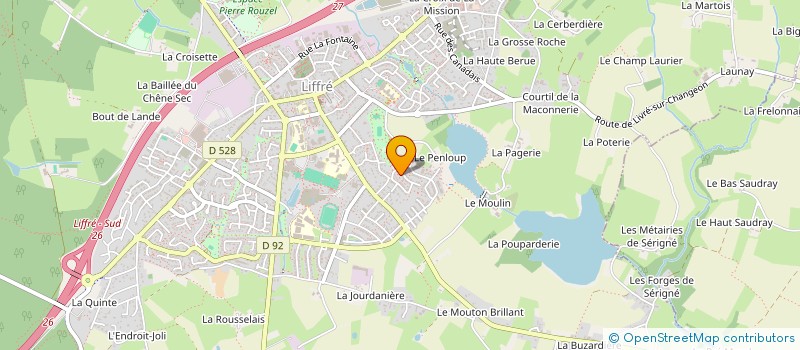 localisation de l'entreprise HOLDING CG  LIFFRE