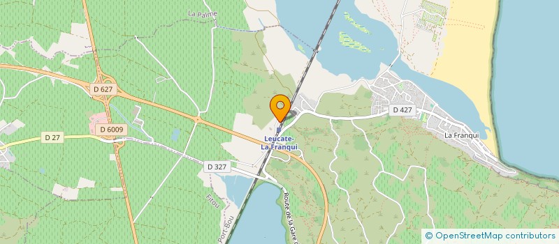 localisation de l'entreprise HOLDING CG  LEUCATE