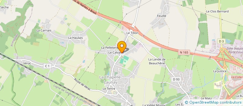 localisation de l'entreprise HOLDING CG à LA CHAPELLE-LAUNAY
