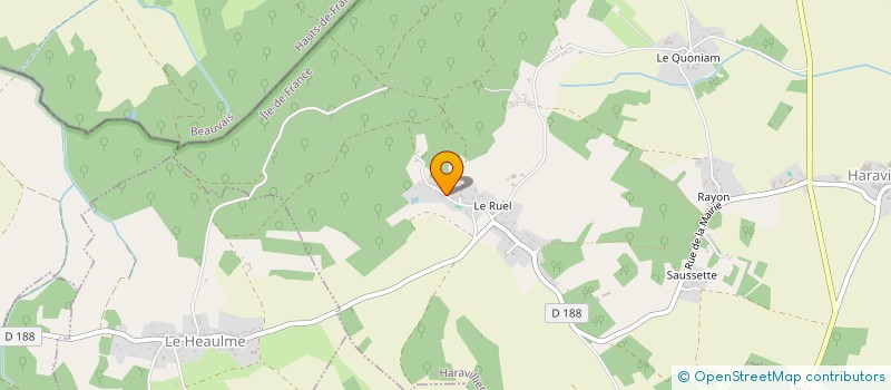 localisation de l'entreprise HOLDING CGH  HARAVILLIERS