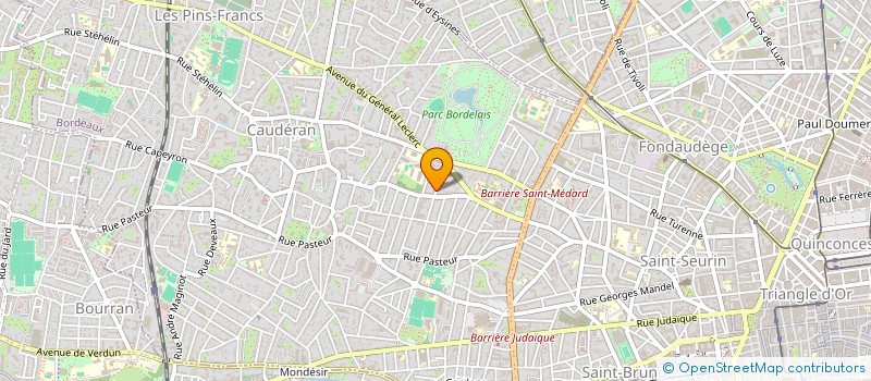 localisation de l'entreprise HOLDING CGP  BORDEAUX