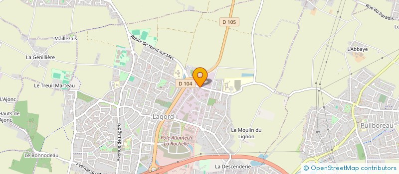 localisation de l'entreprise HOLDING CHACAL  LAGORD