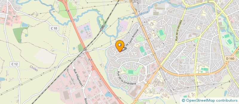 localisation de l'entreprise HOLDING CHAILLCORP  CHOLET