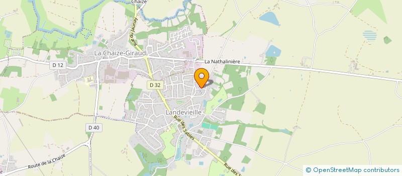 localisation de l'entreprise HOLDING CHAINGE à LANDEVIEILLE